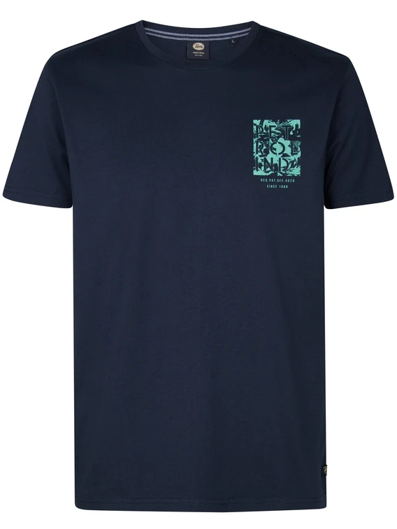 Petrol Men T-Shirt SS Classic Print M-1050-TSR115