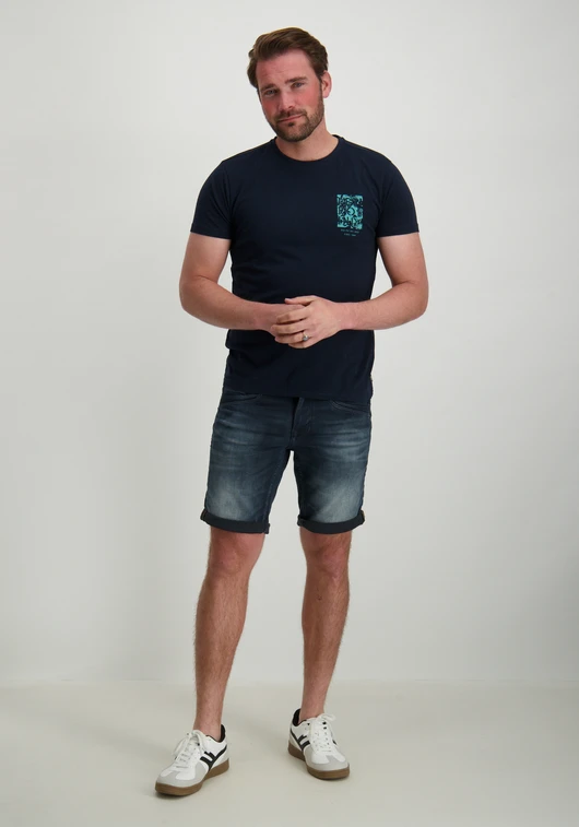 Petrol Men T-Shirt SS Classic Print M-1050-TSR115