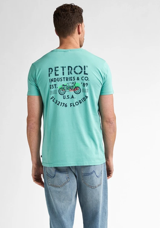 Petrol Men T-Shirt SS Classic Print M-1050-TSR603