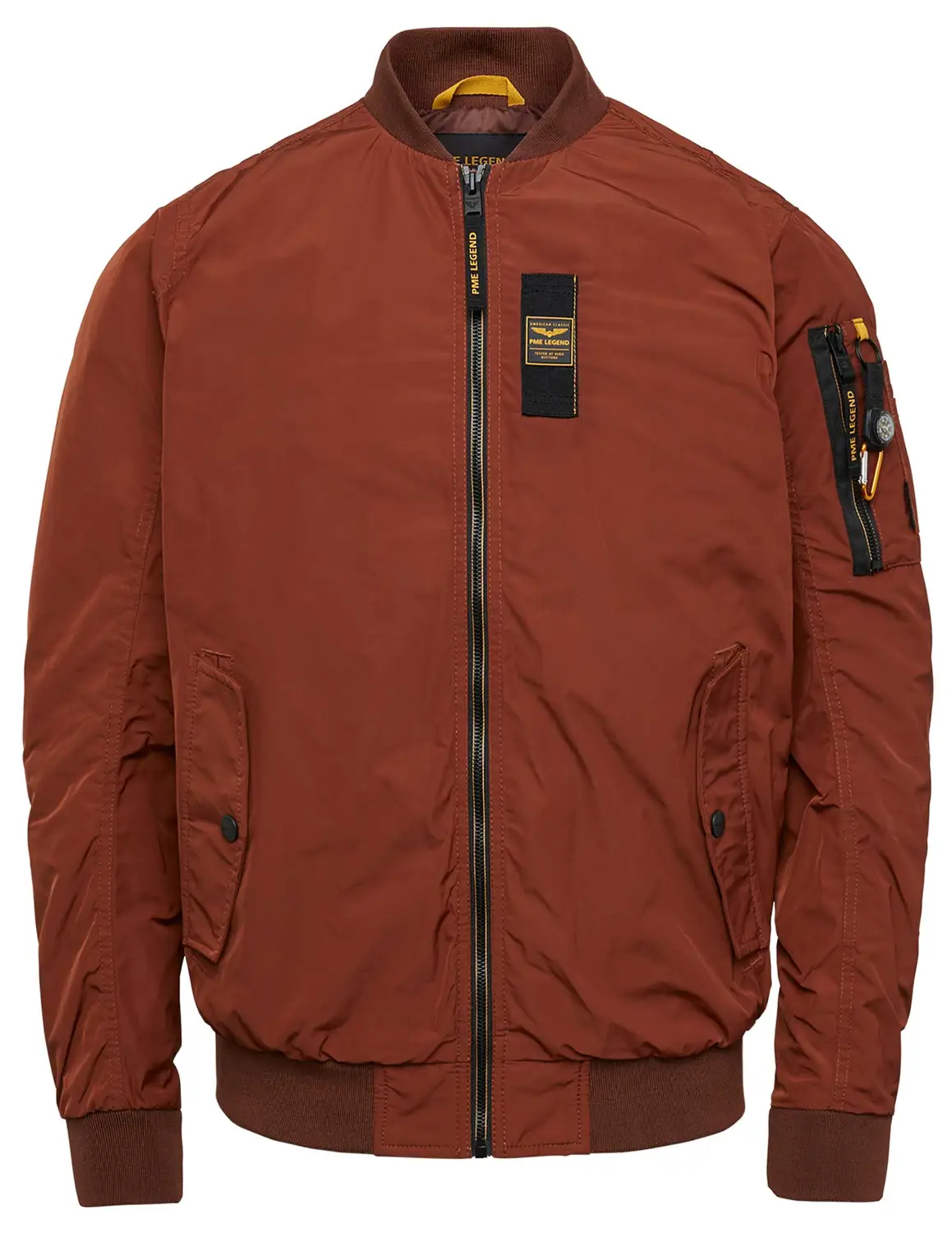 werper waterbestendig doen alsof PME Legend Bomber jacket GLAZER 2.0 Flighter PJA2302107 steenrood kopen bij  The Stone