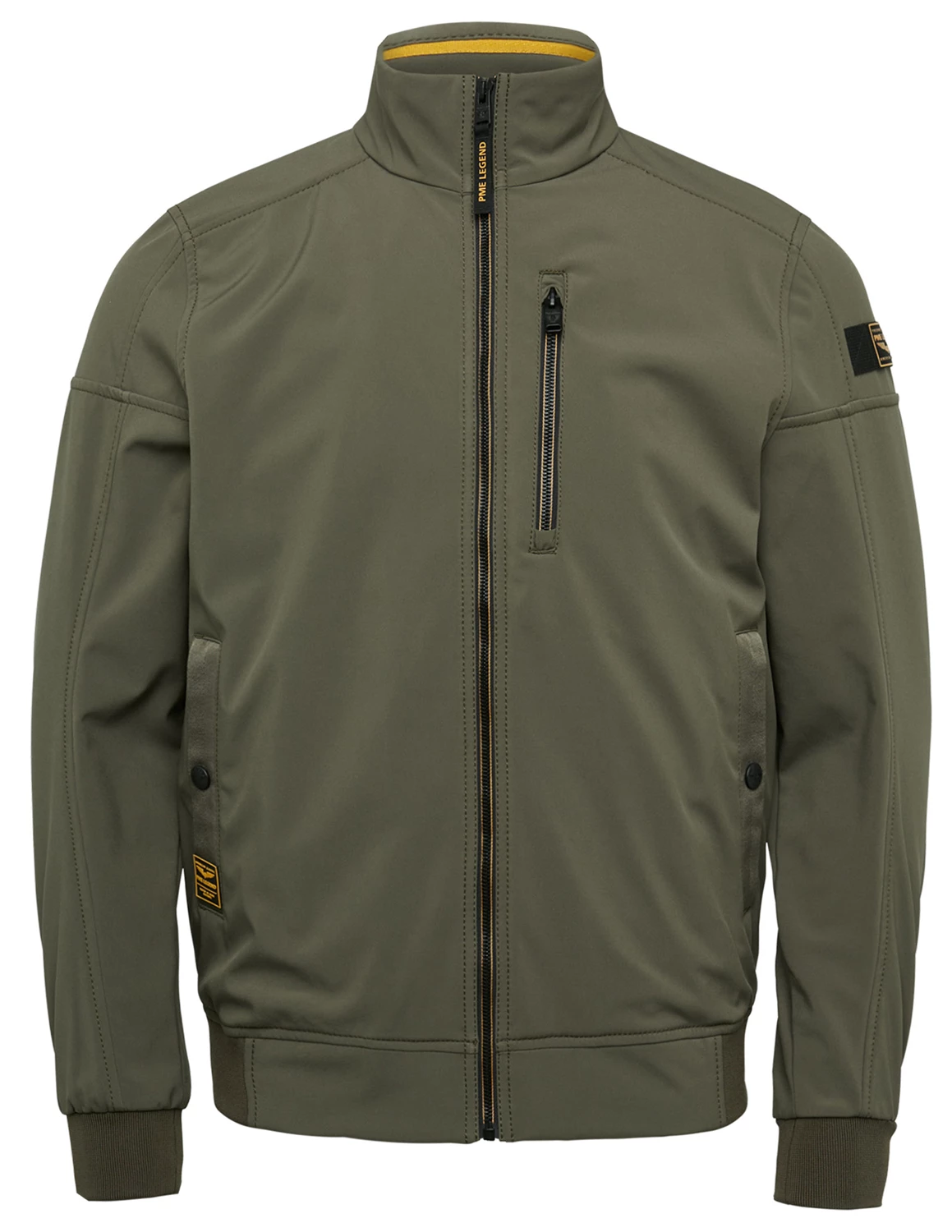 toewijding Veel Humaan PME Legend Bomber jacket SKYGLIDER 3.0 Softsh PJA2302105 leger groen kopen  bij The Stone