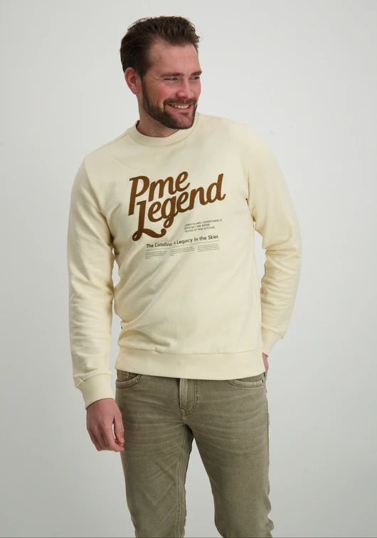 PME Legend Crewneck peached terry PSW2502473