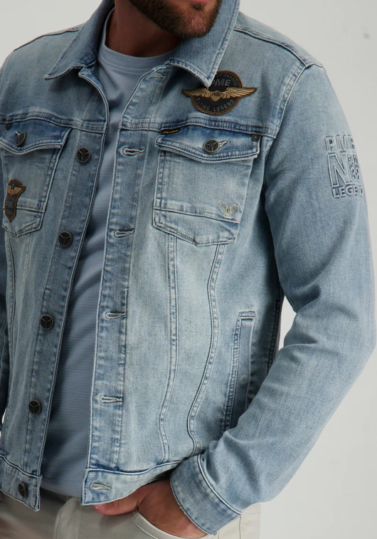 PME Legend DENIM JACKET SUMMER BLUE TONE PDJ2502701