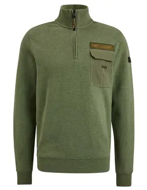 PME Legend Half button + zip collar rib PSW2309423