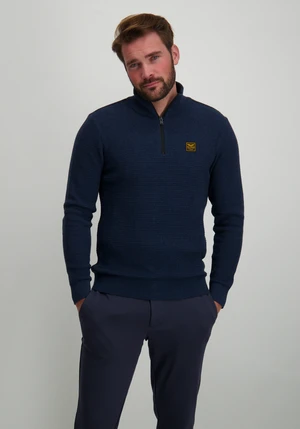 PME Legend Half zip collar cotton mouline PKW2410301