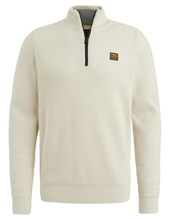 PME Legend Half zip collar cotton mouline PKW2410301