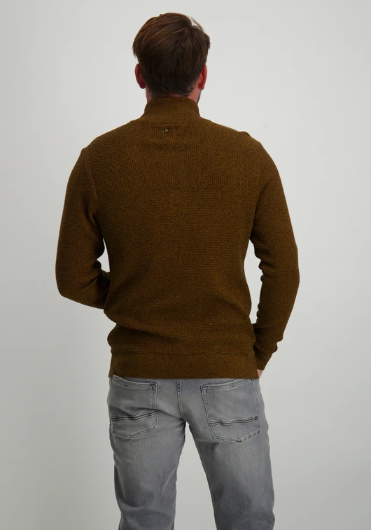 PME Legend Half zip collar cotton mouline PKW2410301