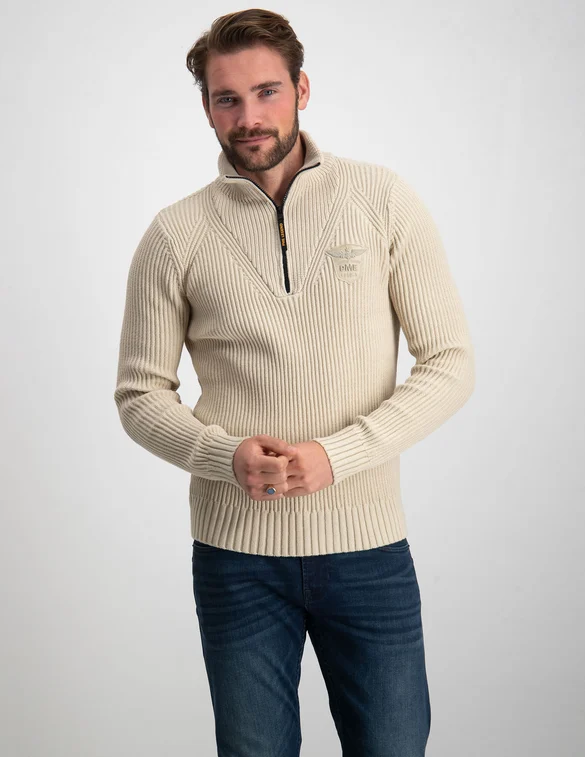 PME Legend Half zip collar cotton PKW2209321