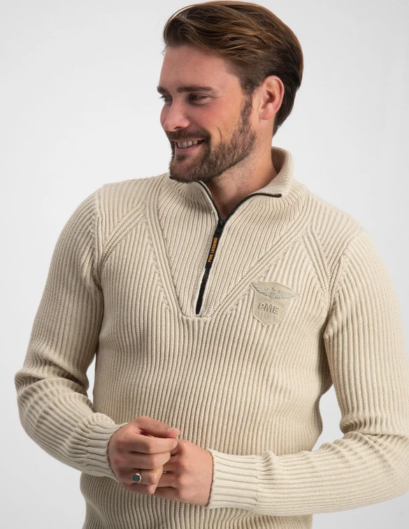 PME Legend Half zip collar cotton PKW2209321