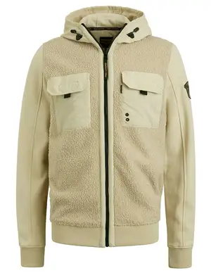PME Legend Hooded jacket teddy sweat mix PSW2309427