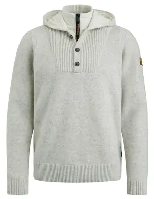 PME Legend Hooded wool mix hooded knit PKW2310306
