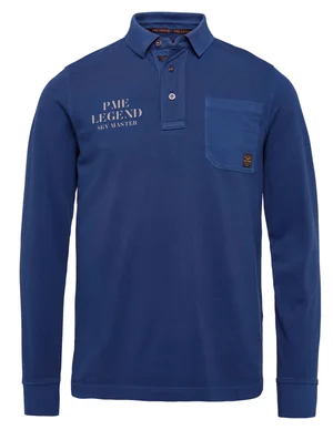 PME Legend Long sleeve polo rugged pique garm PPS216848
