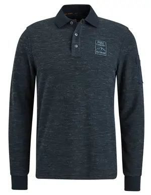 PME Legend Long sleeve polo Slub boucle PPS2309803
