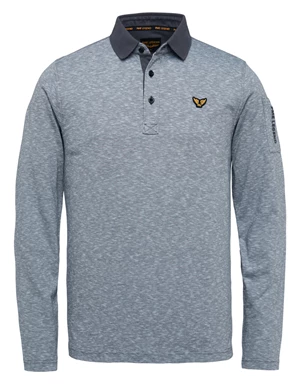 PME Legend Long sleeve polo yarn dyed fine st PPS216849