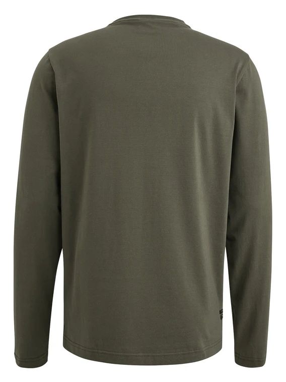 PME Legend Long sleeve r-neck cotton elastan PTS2502581