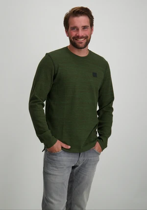 PME Legend Long sleeve r-neck waffel melange PTS2408561