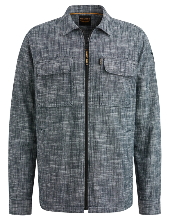 PME Legend Long Sleeve Shirt 2 tone Slub PSI2502228