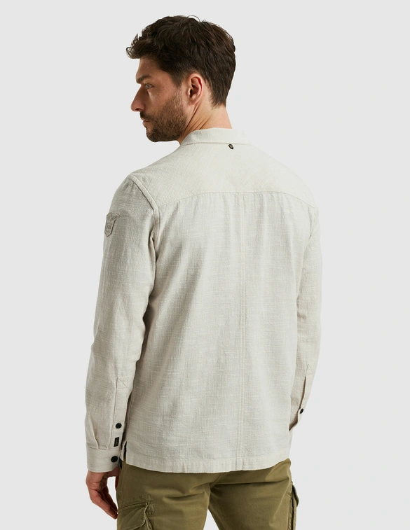 PME Legend Long Sleeve Shirt 2 tone Slub PSI2502228