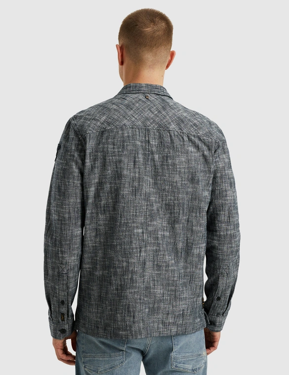 PME Legend Long Sleeve Shirt 2 tone Slub PSI2502228