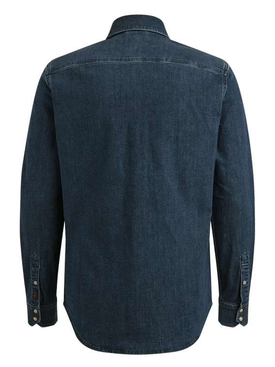 PME Legend LONG SLEEVE SHIRT BLUE DENIM WASH PSD2508222