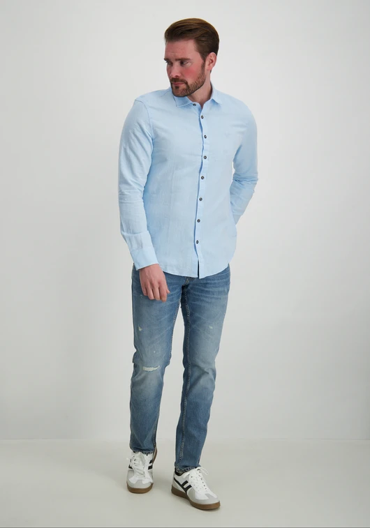 PME Legend Long Sleeve Shirt Cotton Linen 2 t PSI2503224