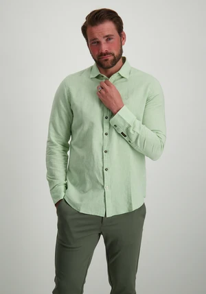 PME Legend Long Sleeve Shirt Ctn 2tone Linen PSI2504200