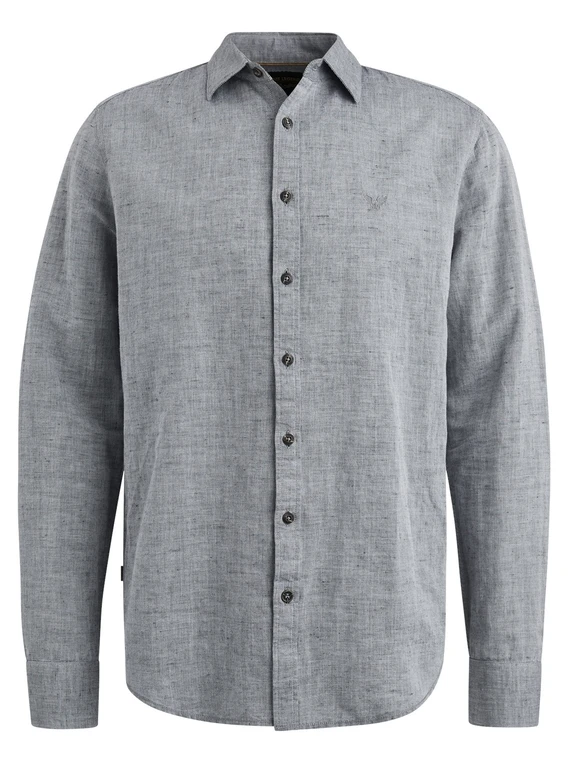 PME Legend Long Sleeve Shirt Ctn 2tone Linen PSI2504200