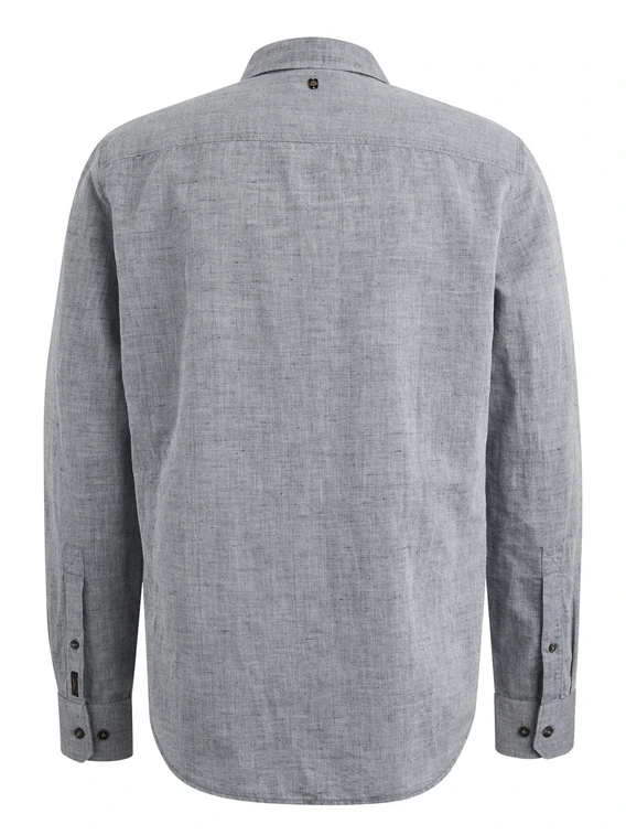 PME Legend Long Sleeve Shirt Ctn 2tone Linen PSI2504200