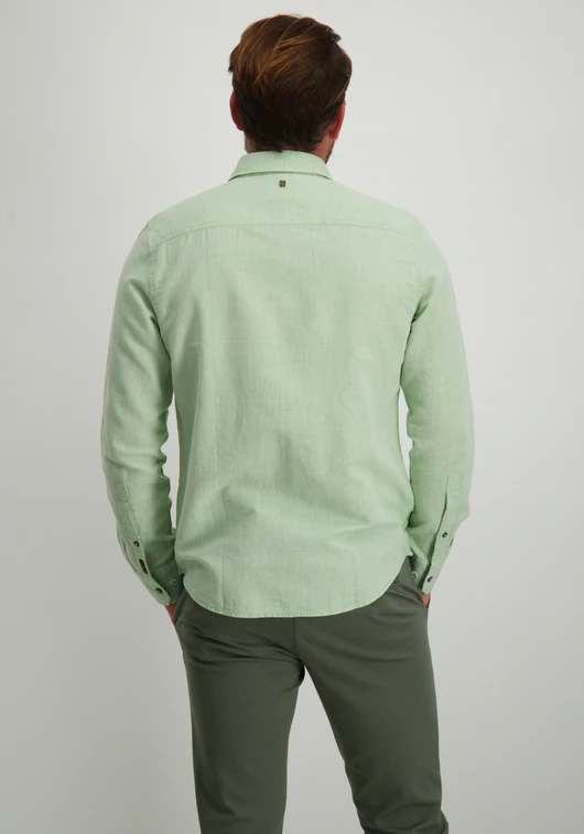 PME Legend Long Sleeve Shirt Ctn 2tone Linen PSI2504200
