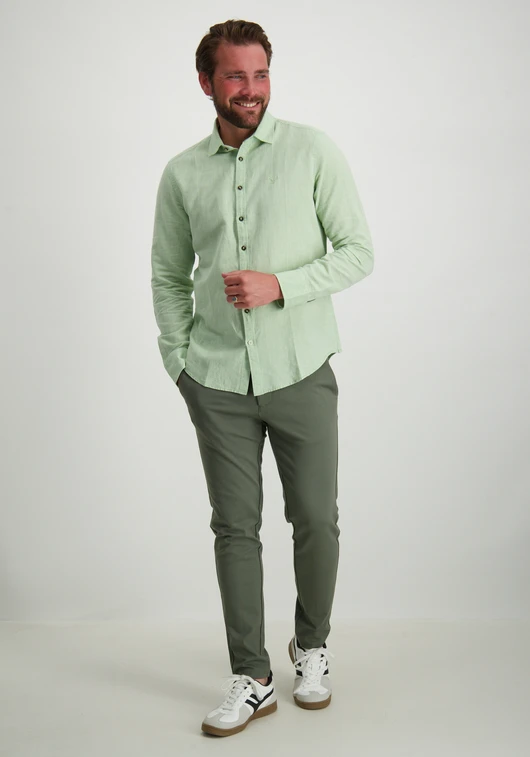 PME Legend Long Sleeve Shirt Ctn 2tone Linen PSI2504200
