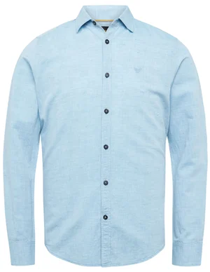 PME Legend Long Sleeve Shirt Ctn/Linen 2 tone PSI2303222