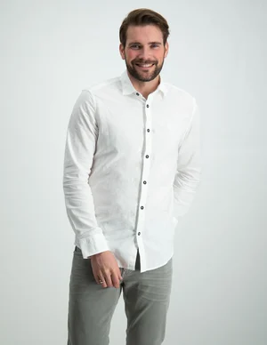 PME Legend Long Sleeve Shirt Ctn/Linen 2 tone PSI2303222