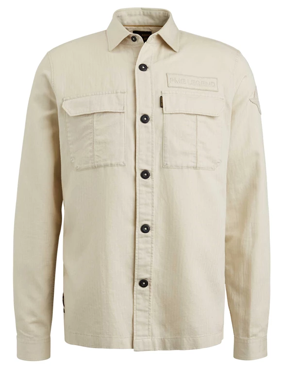 PME Legend Long Sleeve Shirt Ctn/linen Herrin PSI2304230