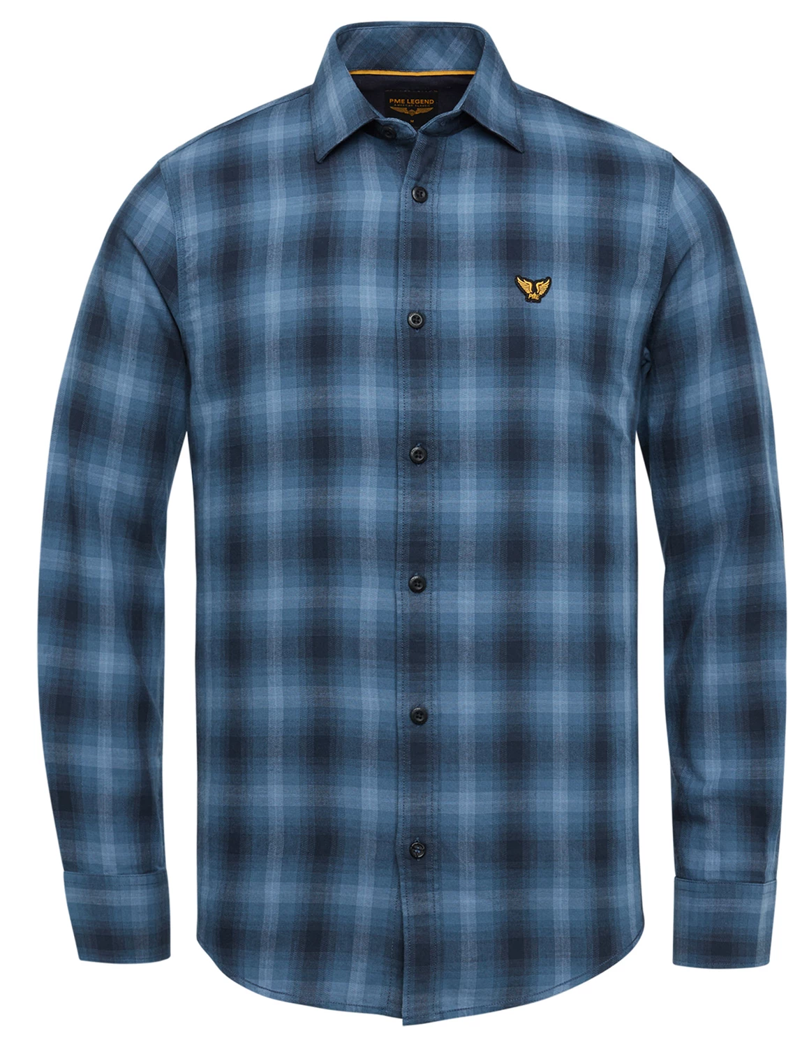 Plantage adviseren Sportman PME Legend Long Sleeve Shirt Ctn Yarn Dyed Tw PSI2210203 blauw kopen bij  The Stone