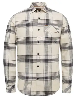 PME Legend Long Sleeve Shirt Ctn Yd Slub Chec PSI2302225