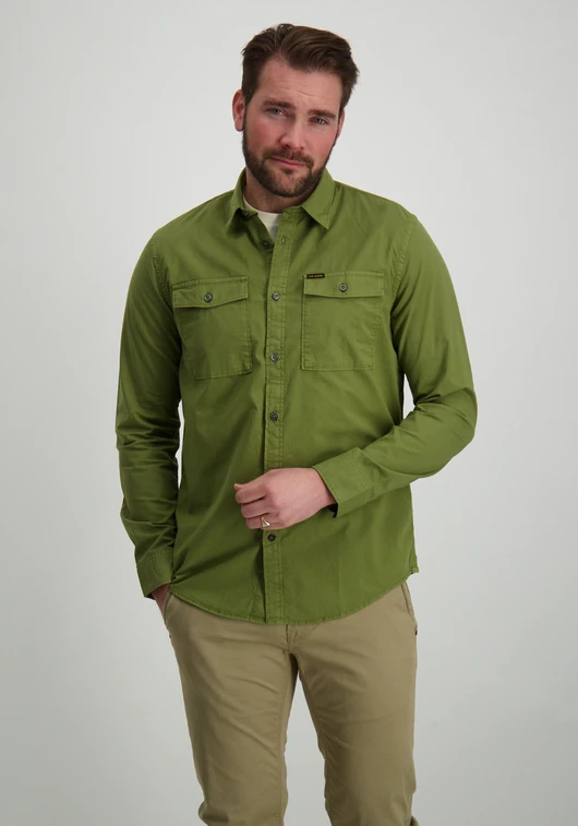 PME Legend Long Sleeve Shirt Light Gd Poplin PSI2502204