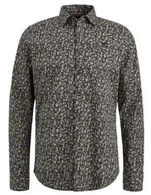 PME Legend Long Sleeve Shirt Print On Poplin PSI2309220