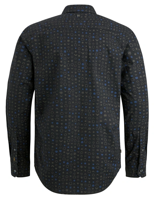 PME Legend Long Sleeve Shirt Print on Poplin PSI2410204