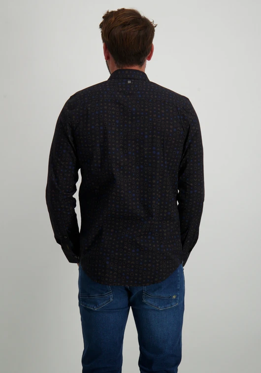 PME Legend Long Sleeve Shirt Print on Poplin PSI2410204