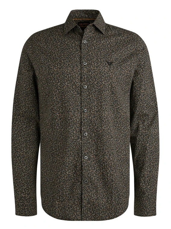 PME Legend Long Sleeve Shirt Print On Slub PSI2506231