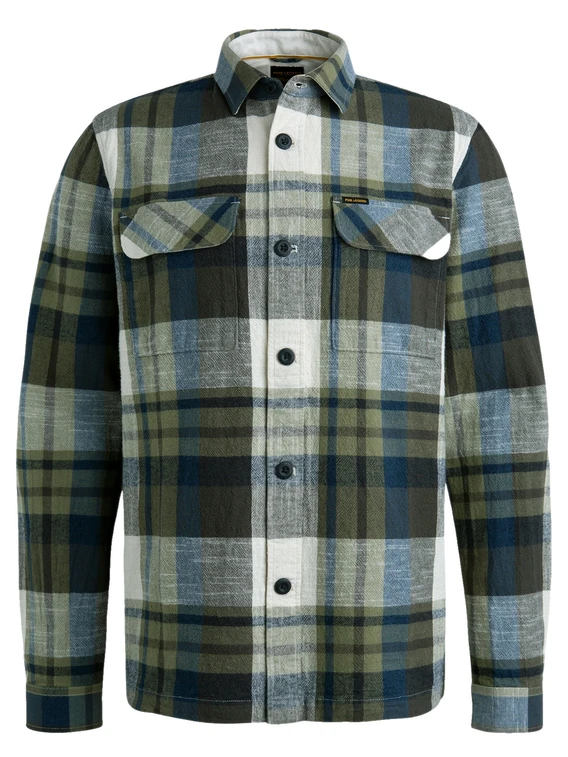 PME Legend Long Sleeve Shirt Slub Yarn Dyed C PSI2502210