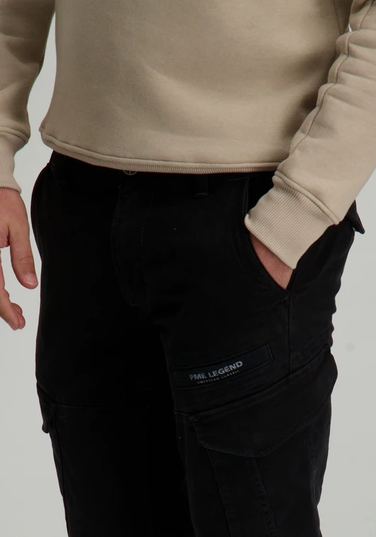 PME Legend NORDROP CARGO WASHED BLACK DENIM PTR2409741-WBD