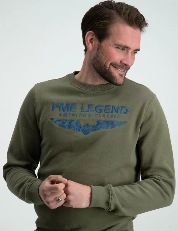 PME Legend R-neck Crewneck heavy sweat PSW215436