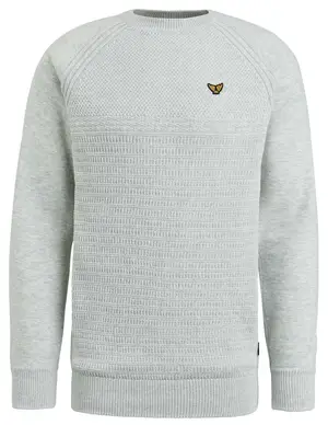 PME Legend R-neck knit sweat combination PKW2309323