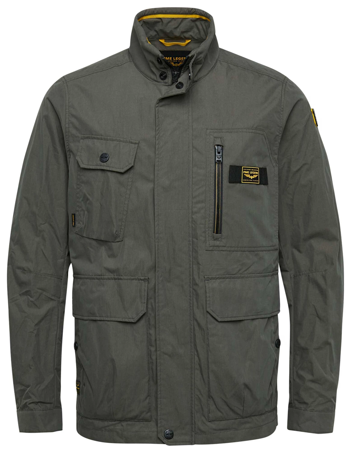 PME Legend Semi long jacket FUTURER 2.0 Mech leger groen kopen bij Stone