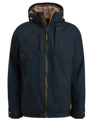 PME Legend Semi long jacket SNOWPACK WOOL 5.0 PJA2309135 antraciet