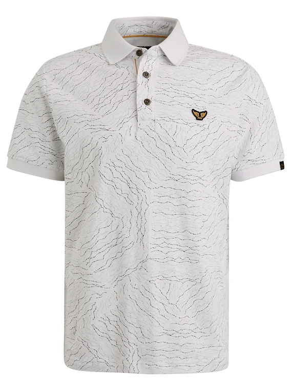 PME Legend Short sleeve polo fine pique aop PPSS2505859