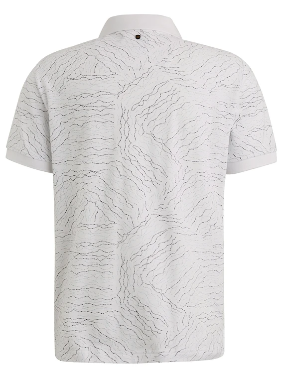 PME Legend Short sleeve polo fine pique aop PPSS2505859