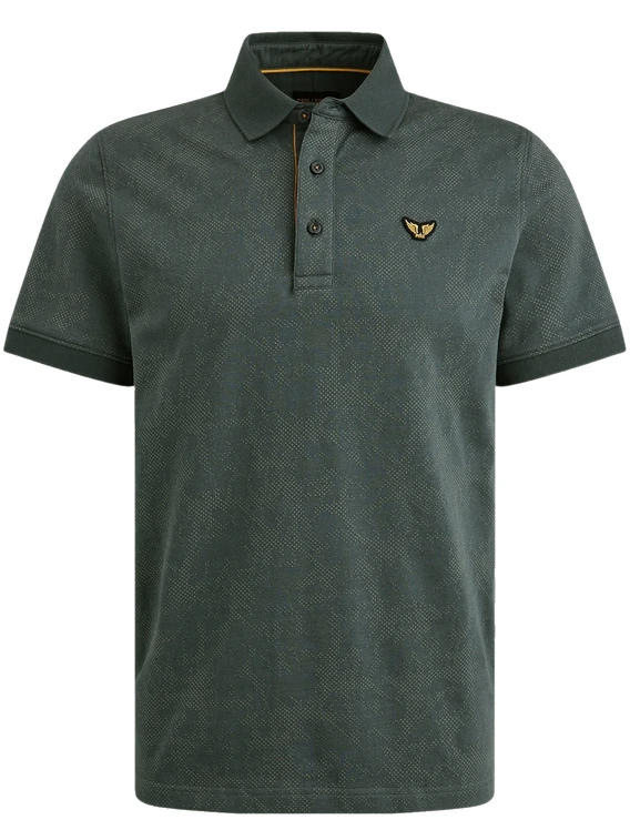 PME Legend Short sleeve polo fine pique aop PPSS2505860