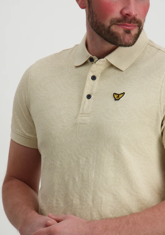 PME Legend Short sleeve polo Jacquard jersey PPSS2503883